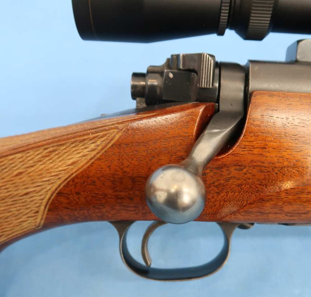 Winchester 70 Pre 64 Custom 375 H&H Mag Bishop Stock Leupold 1952-img-4