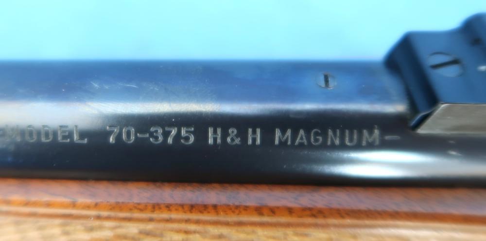 Winchester 70 Pre 64 Custom 375 H&H Mag Bishop Stock Leupold 1952-img-32