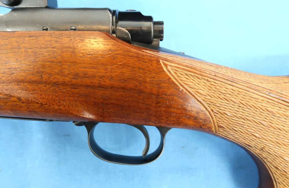 Winchester 70 Pre 64 Custom 375 H&H Mag Bishop Stock Leupold 1952-img-21