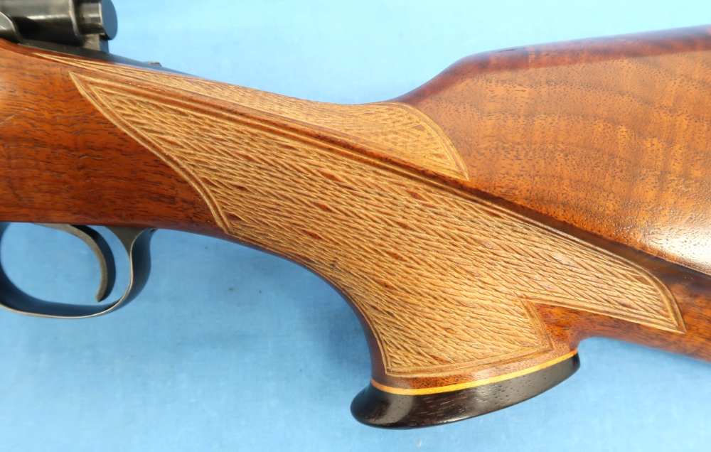 Winchester 70 Pre 64 Custom 375 H&H Mag Bishop Stock Leupold 1952-img-20