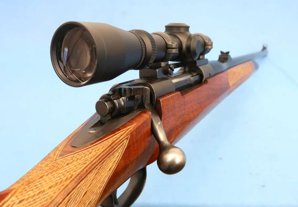 Winchester 70 Pre 64 Custom 375 H&H Mag Bishop Stock Leupold 1952-img-64