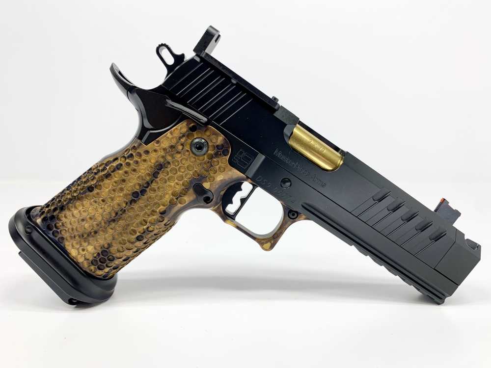 MPA DS9-TC HYBRID 4.6" COMP 9MM PISTOL BLACK & GOLD-GRIP (DS9HYB-TC-BGGRIP)-img-0