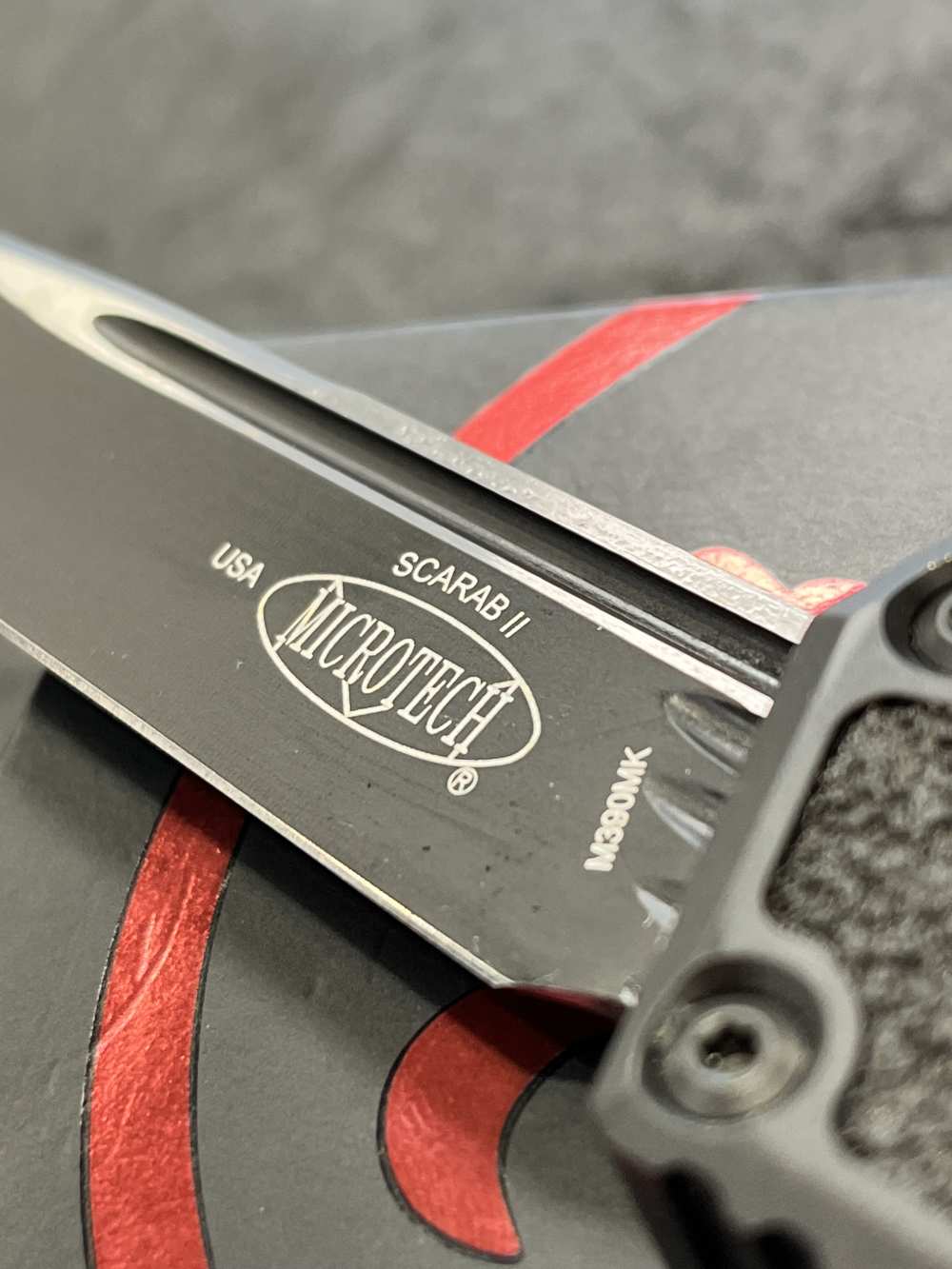 Microtech Scarab II S/E Gen III OTF w/ Box, Papers, Etc -img-16