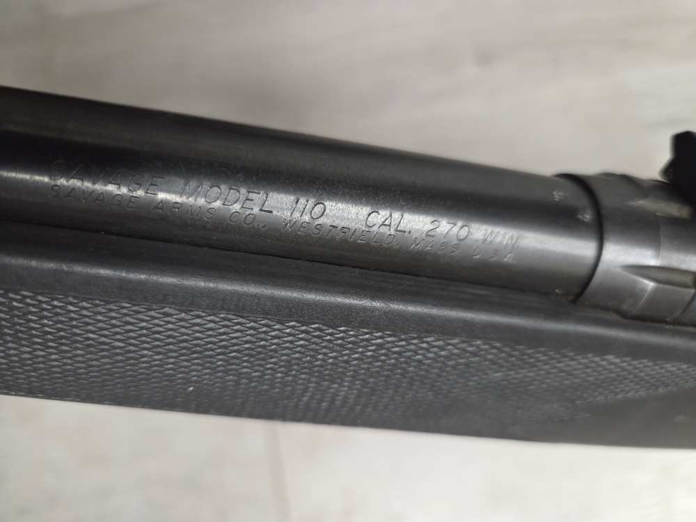 Savage Model 110 .270 Win with Pic Rail Base-img-13
