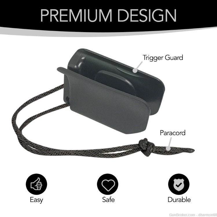 ClipDraw Kydex Trigger Guard fits GLOCK 42 43 43x 48-img-0