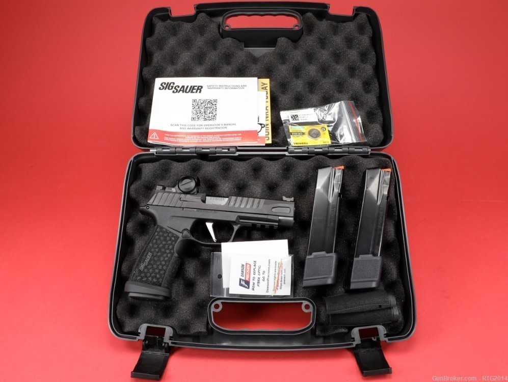 New SIG P365 FUSE RomeoX 9mm 4.3" W/ 3-Mags 21rd/17rd NIB In-Stock!-img-7