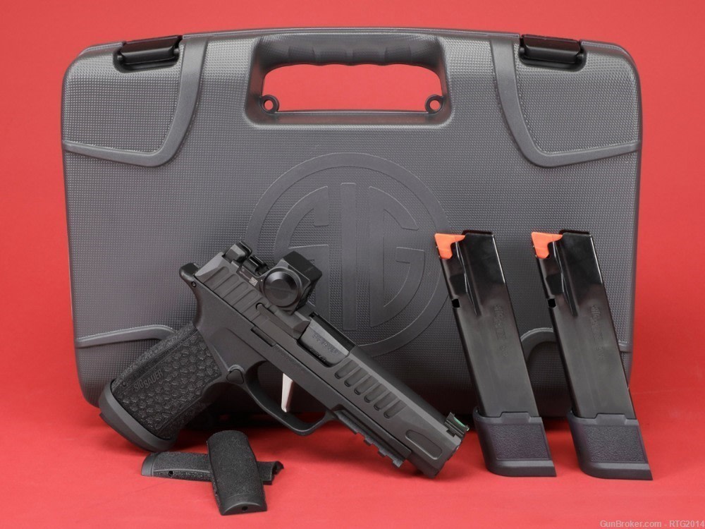 New SIG P365 FUSE RomeoX 9mm 4.3" W/ 3-Mags 21rd/17rd NIB In-Stock!-img-0