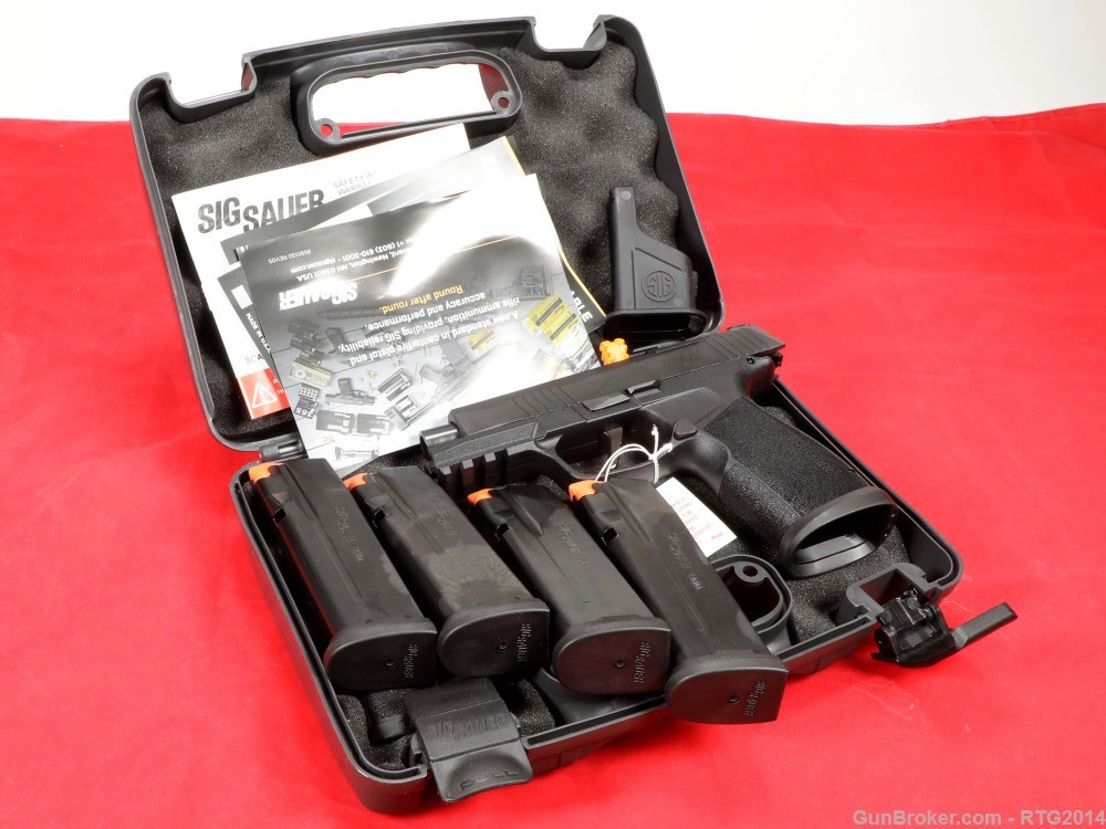 SIG P365-XMACRO TACOPS NIB 4x17rd Mags, Perfect Carry Gun, Free 2-Day Ship-img-1