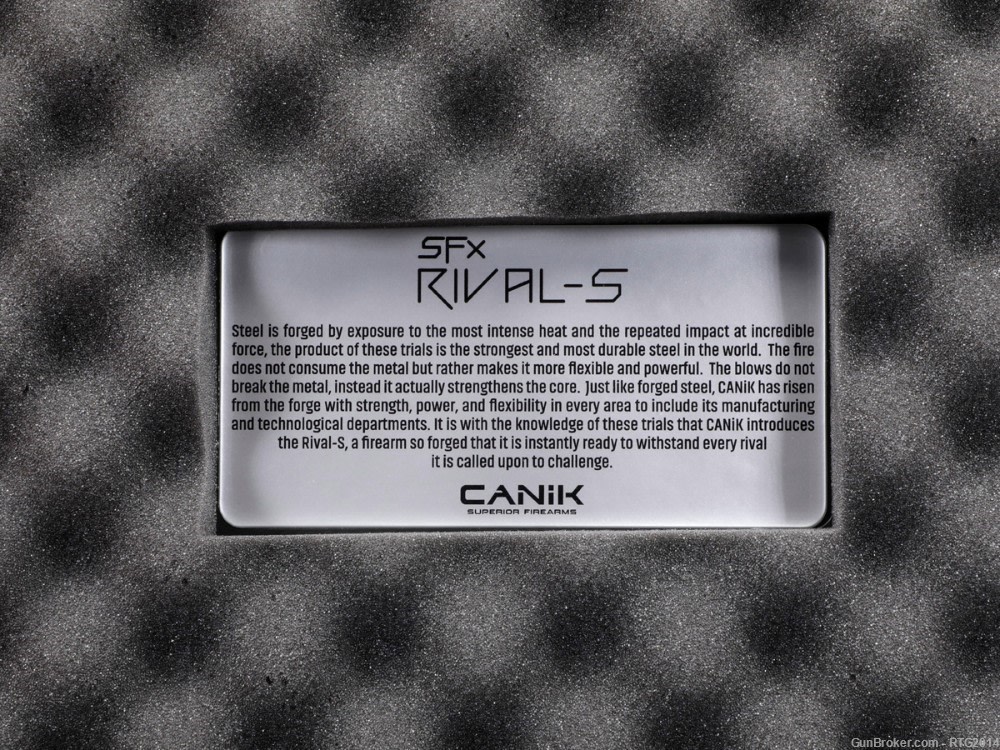 Canik SFx RIVAL-S Darkside 9mm 5" 2x18rd Mag MeCanik MO2 Red Dot HG7607-N-img-2