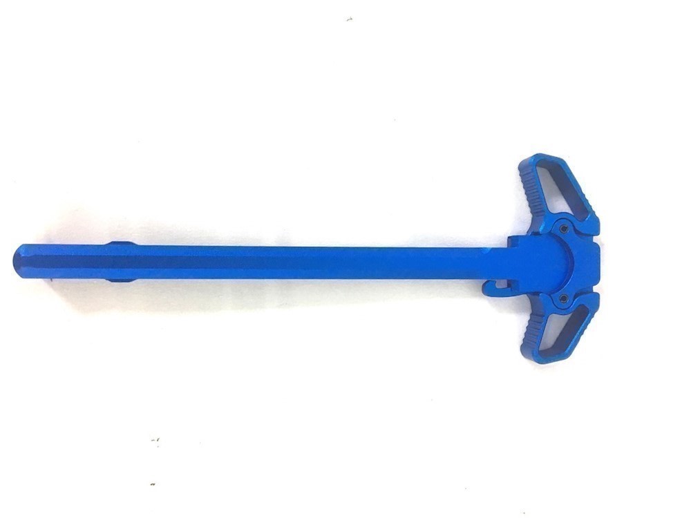 AR 15 Blue Ambi Charging Handle AR15 Butterfly Raptor-img-0