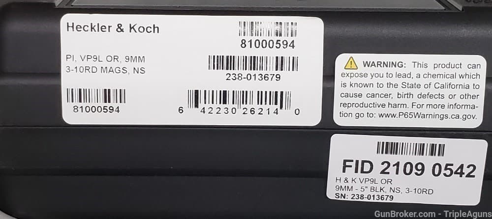 Heckler & Koch H&K VP9L optics ready 9mm 10rd ns 81000594-img-10