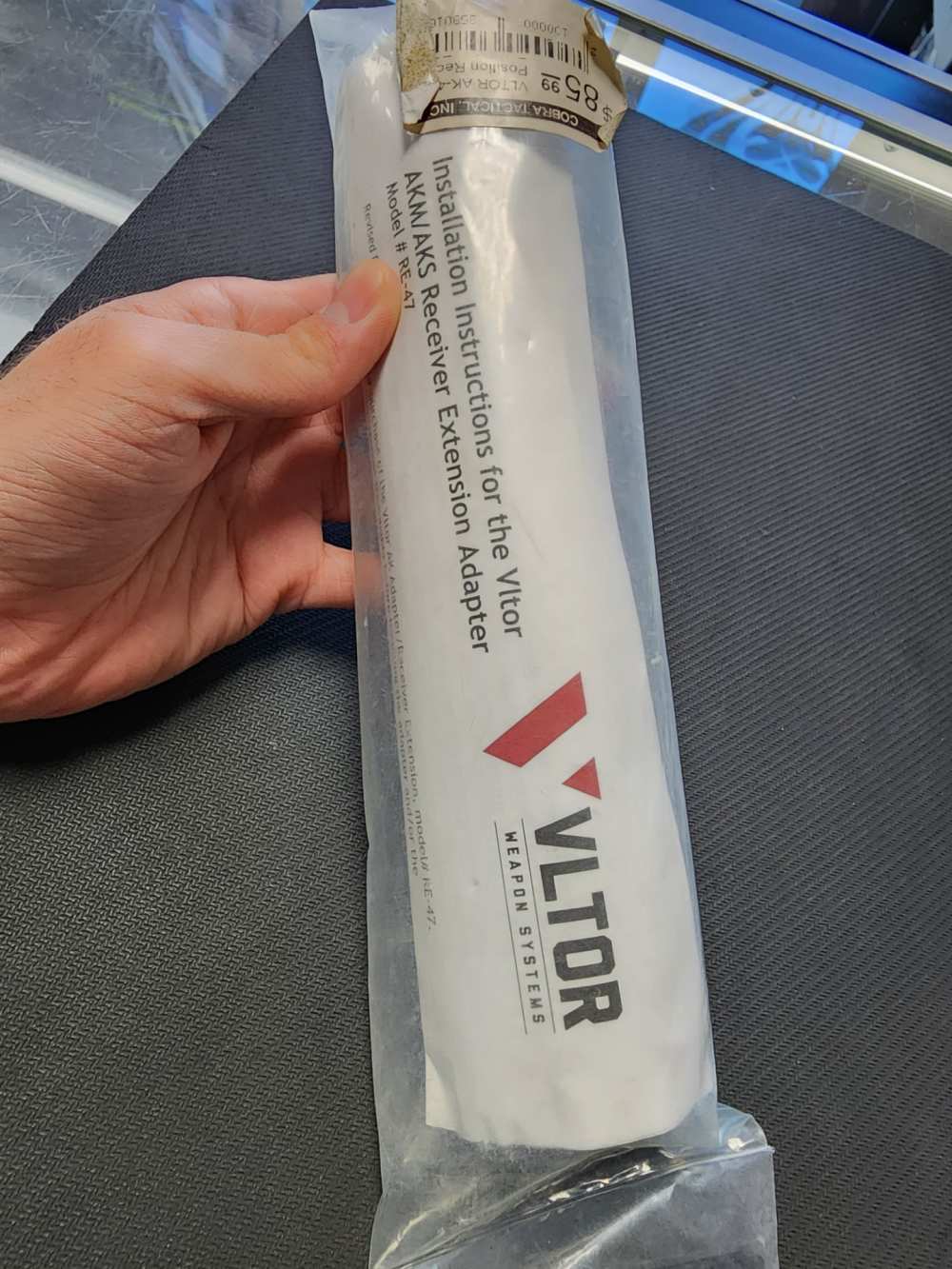 New, Old Stock VLTOR Brand AKM/AKS Receiver Extension With Instructions-img-0