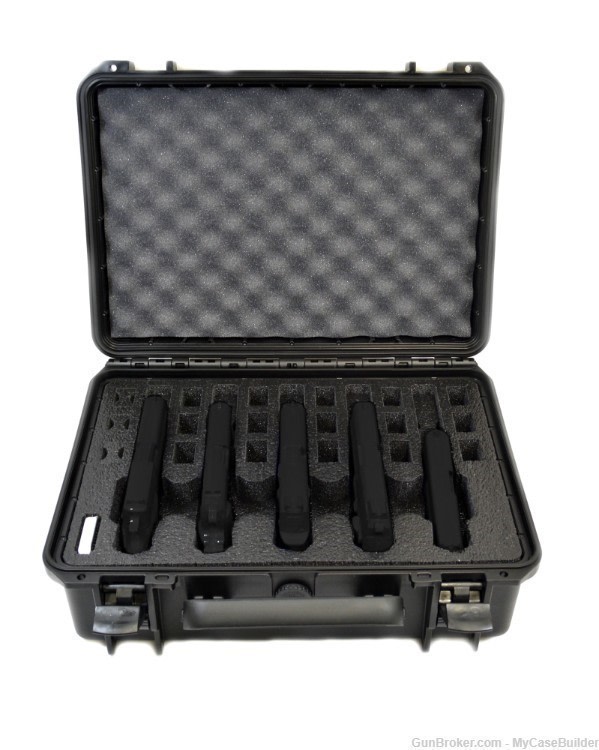 5 Pistol 18 Magazine DORO Heavy Duty Case w/ Black TopGuard & Desiccant -img-4