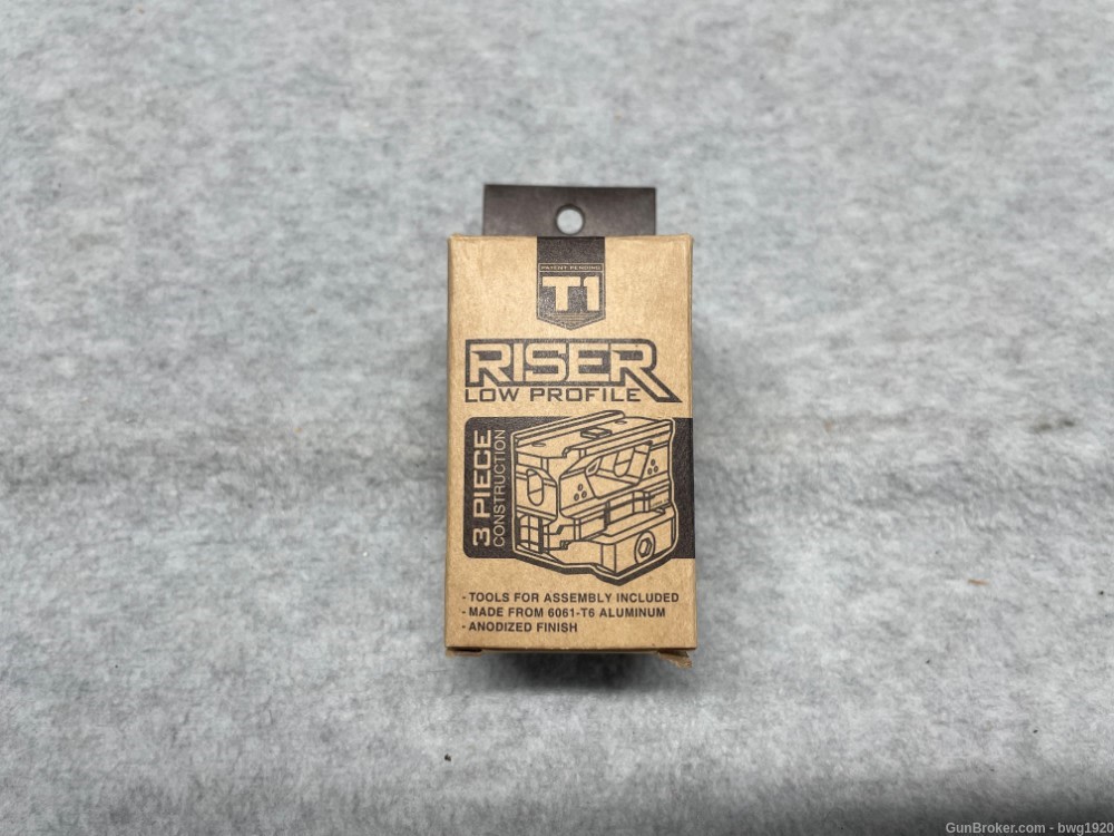 STRIKE Industries T1 RISER TITAN Red Dot Mount AR15 Picatinny GOLD-img-3