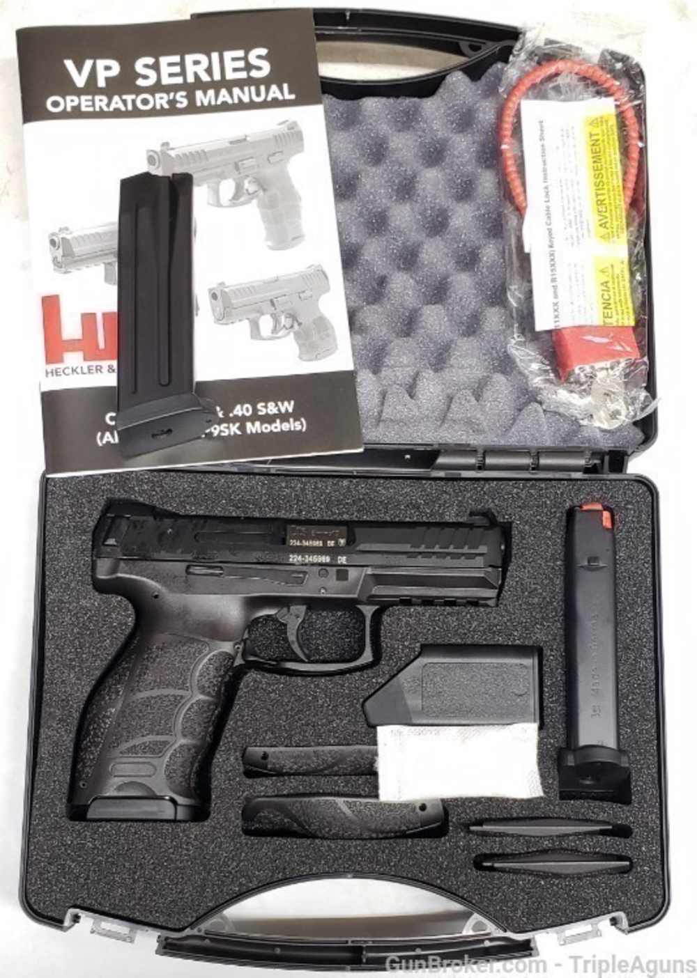 H&K Hecker & Koch VP9 9mm night sights 3-17rd mags 81000284 -img-12