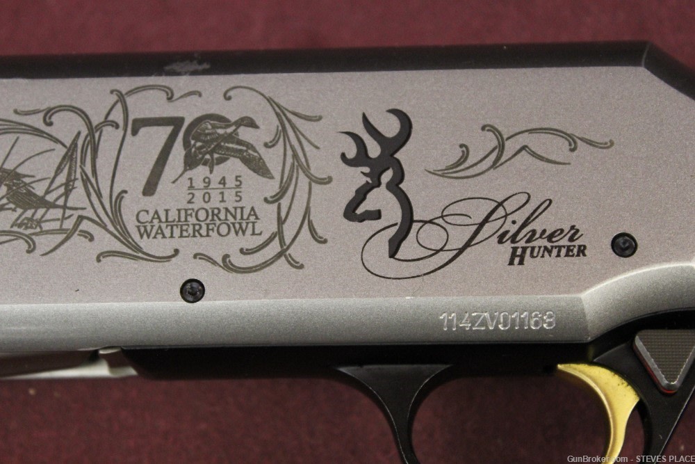 Browning Silver 20 ga California Waterfowl 1945-2015 70th Anniversay 1of70 -img-12
