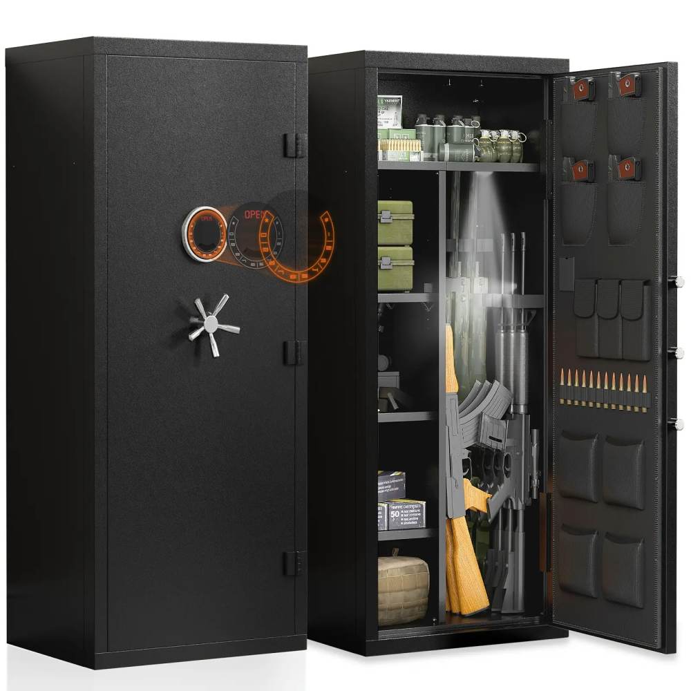 Extra Large Gun Safe Vault Style w/Backlit Keypad+Key Entry 52"x18"x23"G59-img-0