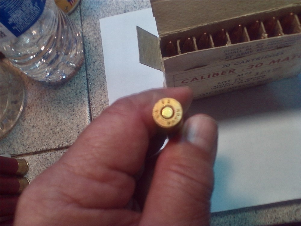 Vintage M2 30 caliber ball ammo & Match 1963 LC Ord.-img-5