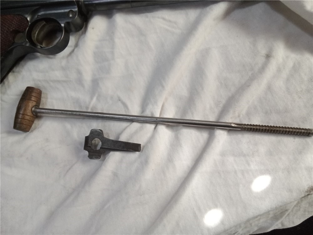 1914 dated DWM Artillery-WW2 German Luger-9mm w/drum mag32 shot-img-37
