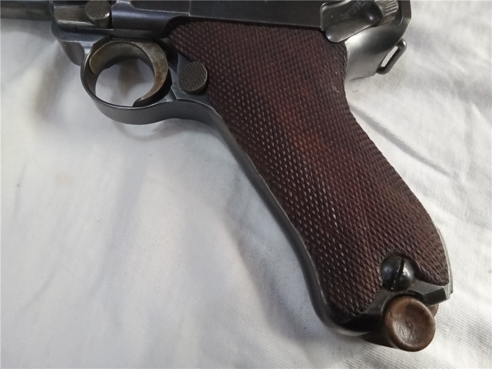 1914 dated DWM Artillery-WW2 German Luger-9mm w/drum mag32 shot-img-22