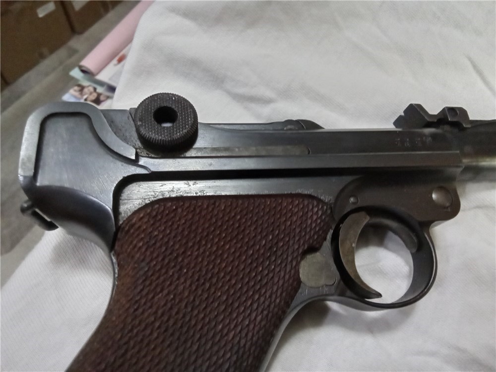 1914 dated DWM Artillery-WW2 German Luger-9mm w/drum mag32 shot-img-25