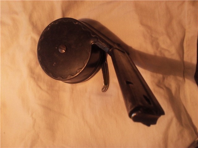 1914 dated DWM Artillery-WW2 German Luger-9mm w/drum mag32 shot-img-10