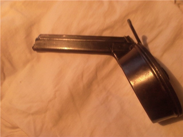 1914 dated DWM Artillery-WW2 German Luger-9mm w/drum mag32 shot-img-12