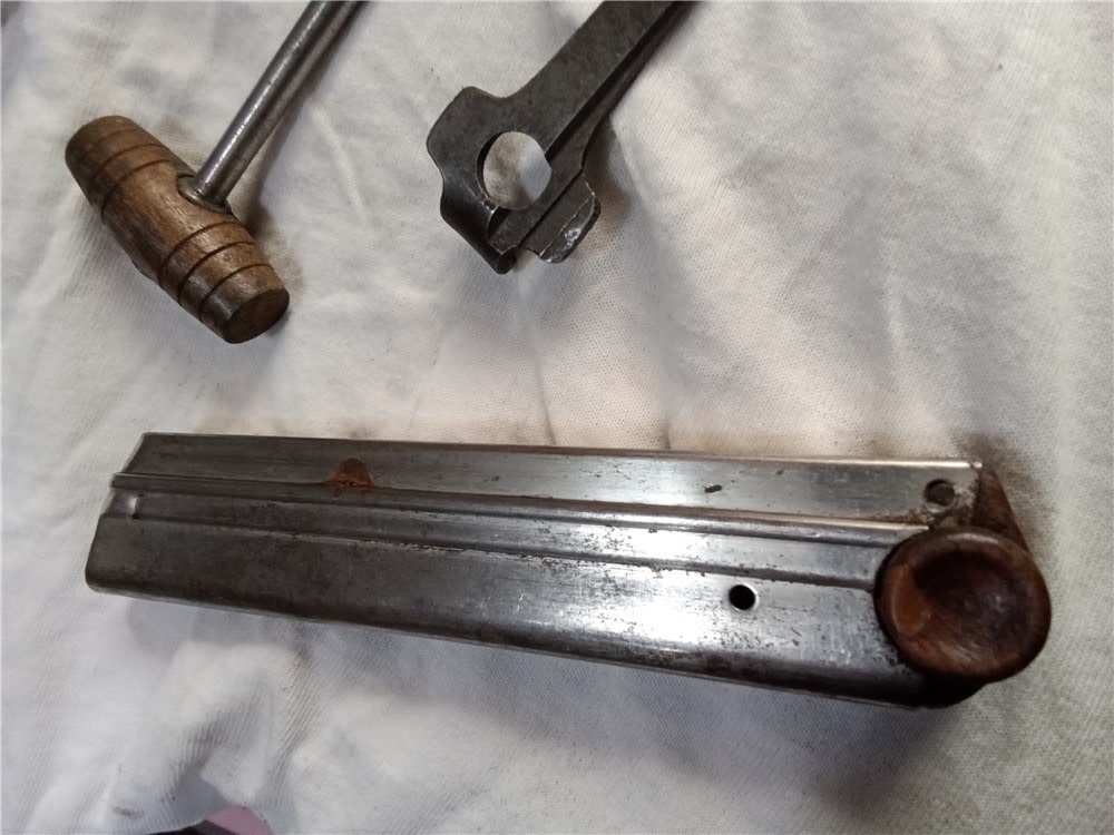 1914 dated DWM Artillery-WW2 German Luger-9mm w/drum mag32 shot-img-38