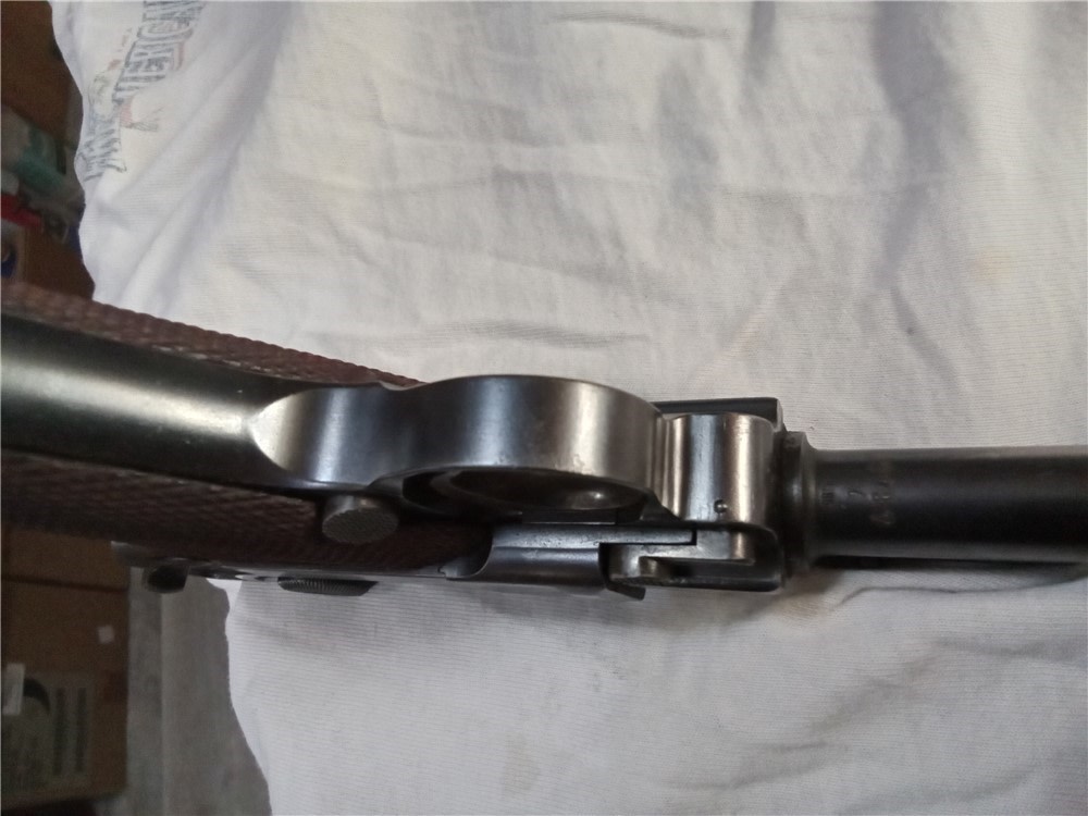 1914 dated DWM Artillery-WW2 German Luger-9mm w/drum mag32 shot-img-30
