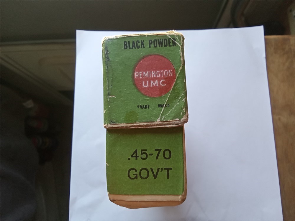 VINTAGE REMINGTON-UMC 45-70 BLACK POWDER 405 GR. AMMO-img-6
