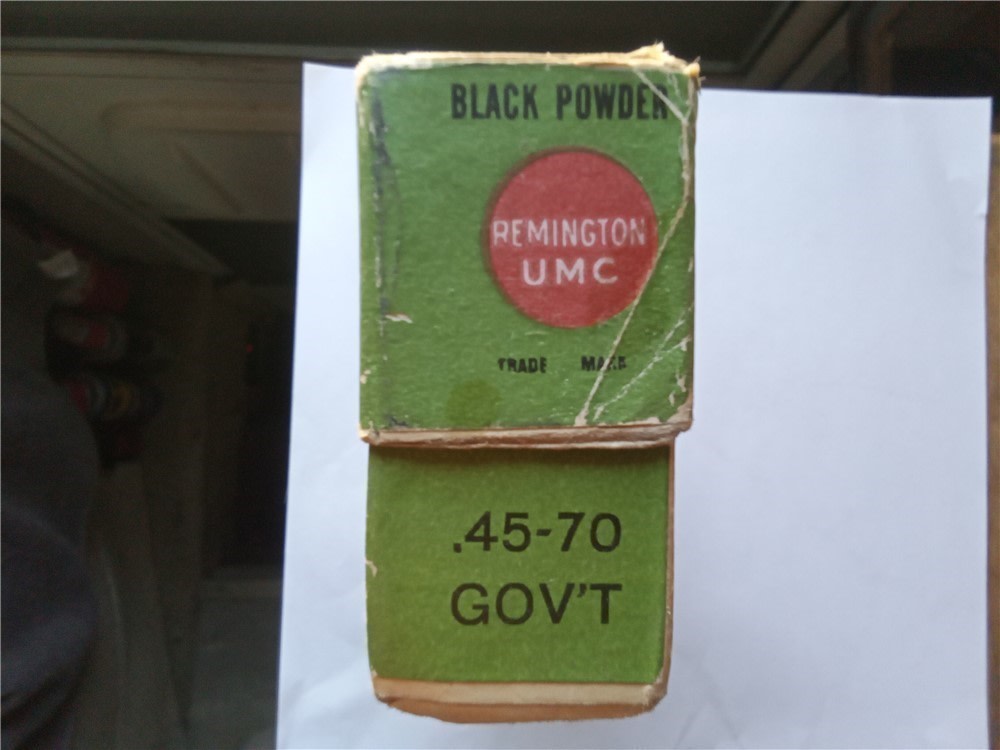 VINTAGE REMINGTON-UMC 45-70 BLACK POWDER 405 GR. AMMO-img-2