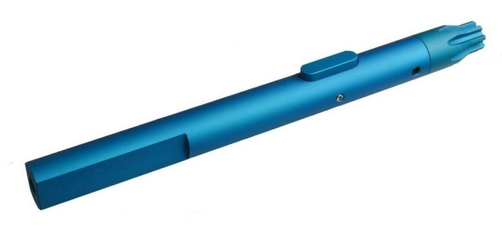 AR-15 223/556 Upper Vise block 360 Degree Rod Blue-img-0