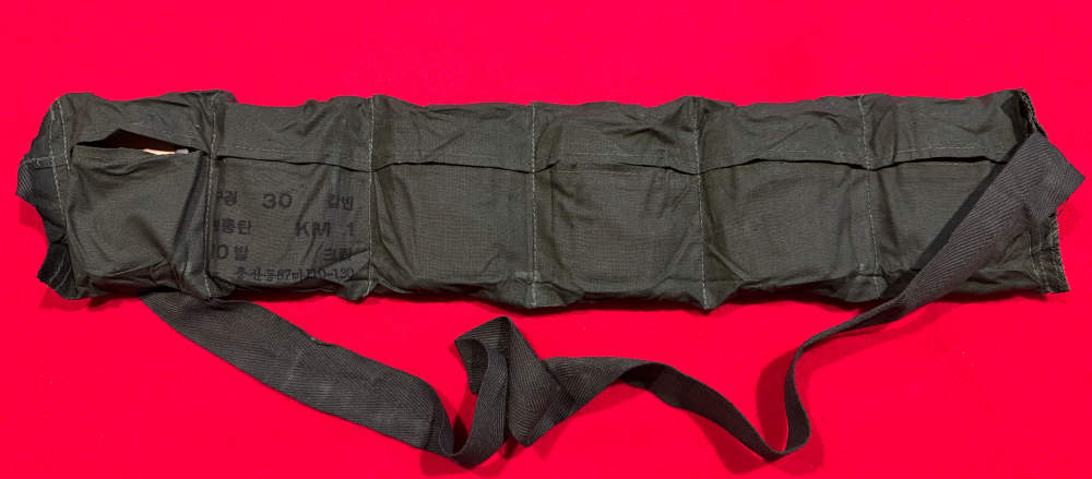 Full 120rd Bandolier South Korean Military 30 Carbine 110gr FMJ Rifle Ammo-img-0