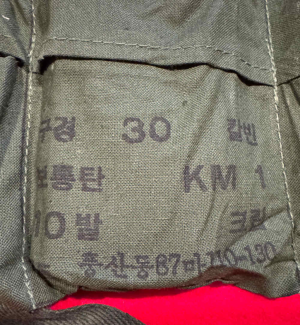 Full 120rd Bandolier South Korean Military 30 Carbine 110gr FMJ Rifle Ammo-img-2