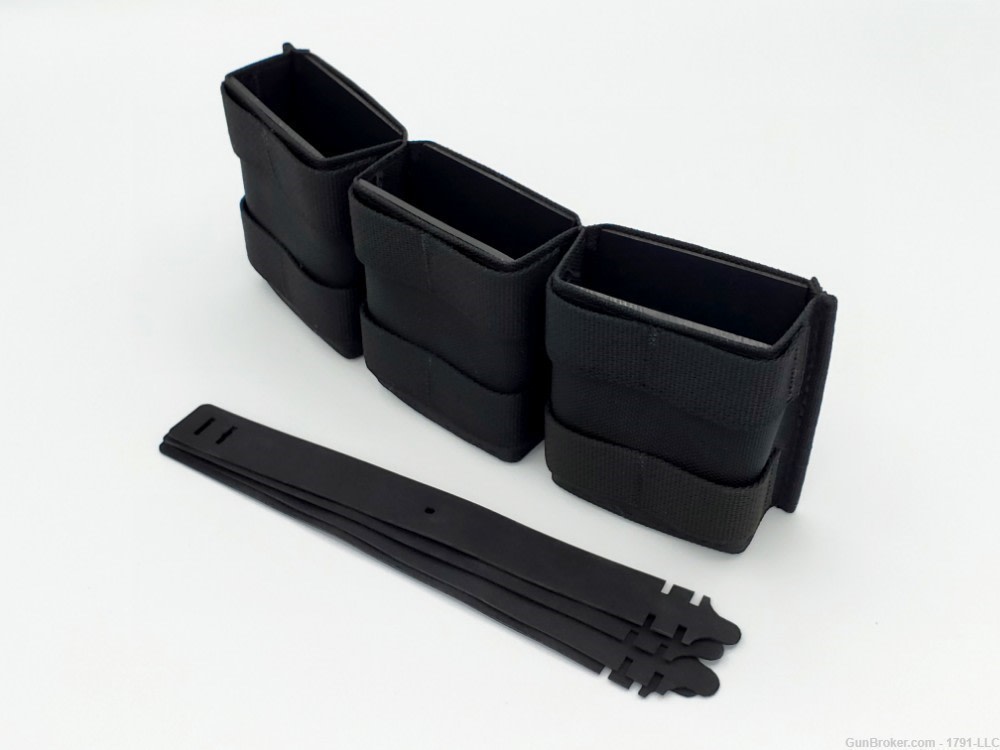 ESSTAC 5.56 Triple KYWI Shorty AR15 Magazine Pouch - Black-img-1
