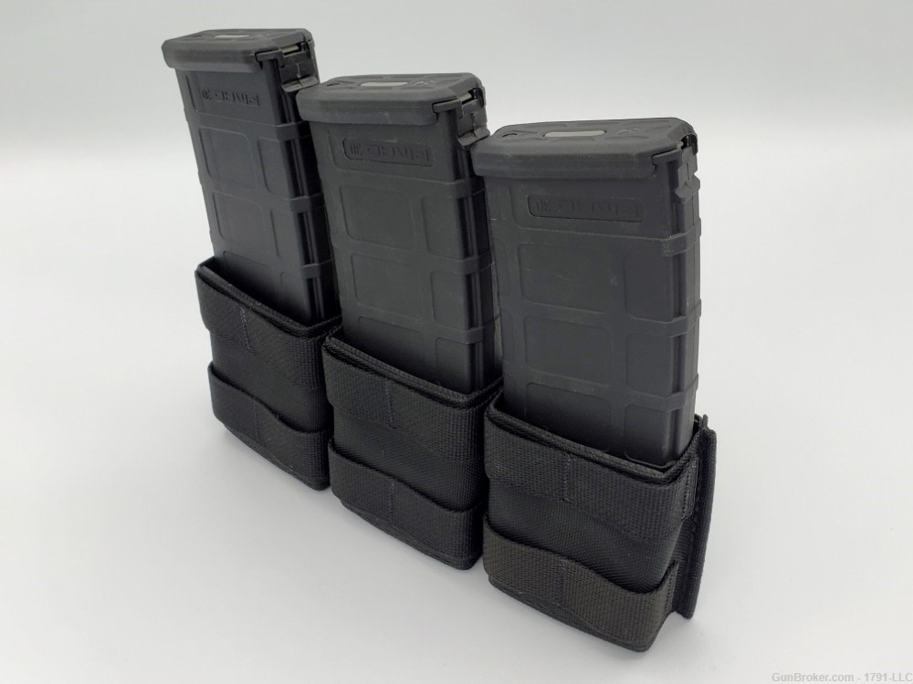 ESSTAC 5.56 Triple KYWI Shorty AR15 Magazine Pouch - Black-img-2