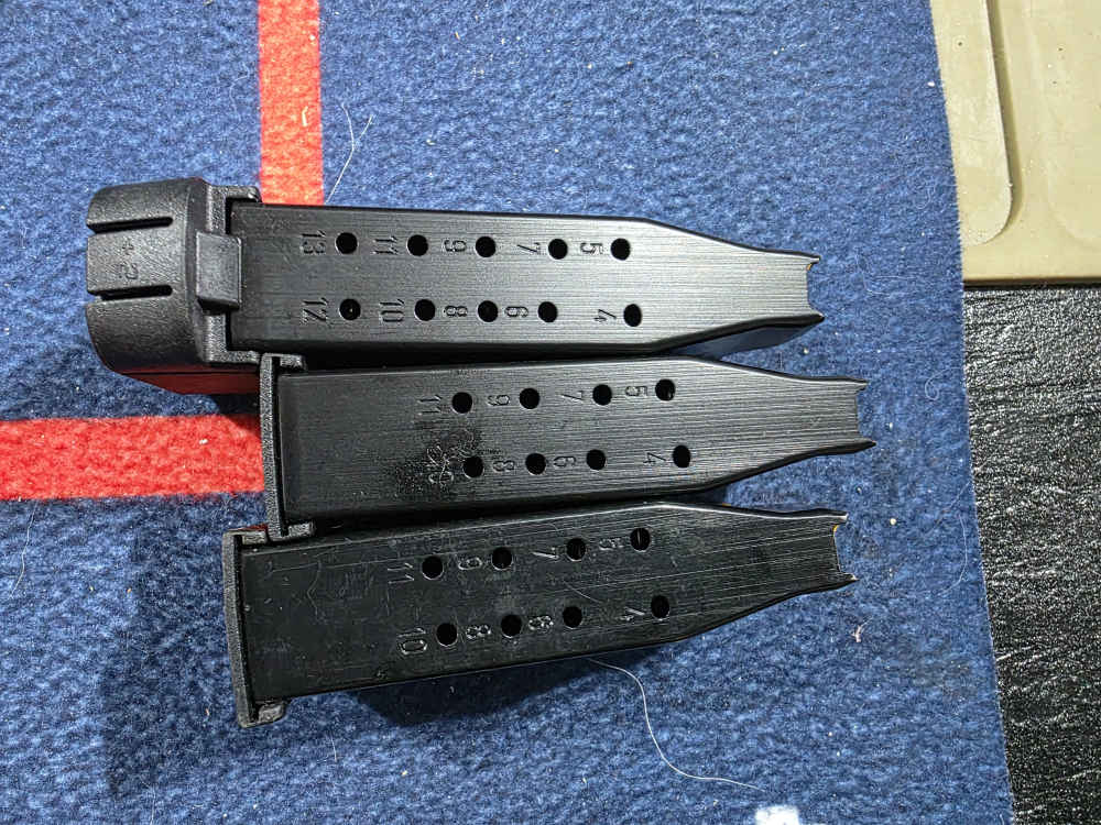 3 (Three) Taurus GX4 Factory 9mm Magazines *NEW* Mecgar -img-2