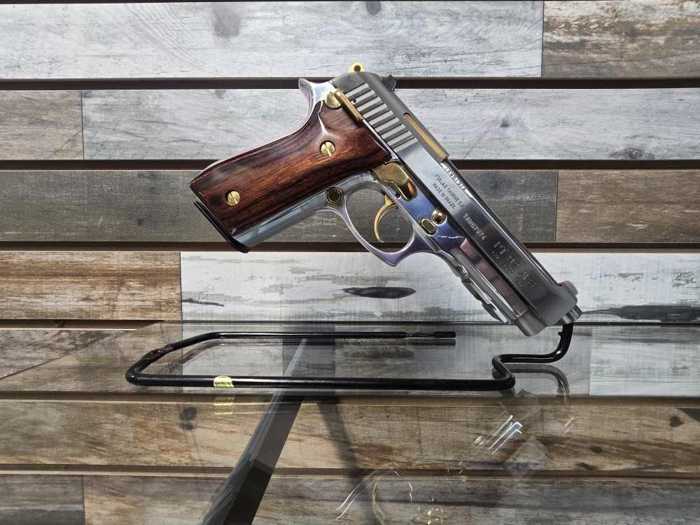 Taurus PT 92 AFS – Stainless Steel with Gold Accents (9mm)-img-4