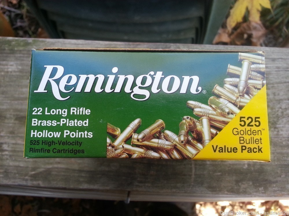 Remington 22lr HP Golden Bullets 525 Rounds-img-1