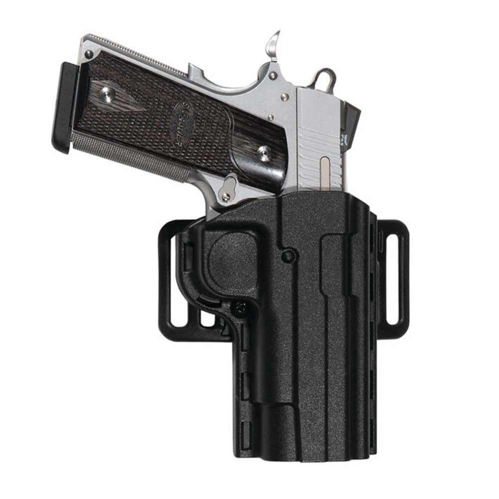 Uncle Mikes Reflex 1911 Holster Size 11 RH Black Paddle Belt Combo NEW-img-1