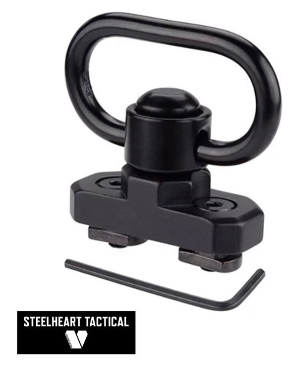 AR15 AR10 QD Quick Detach M-LOK Sling Mount .556 .223 .308 .300 -img-0