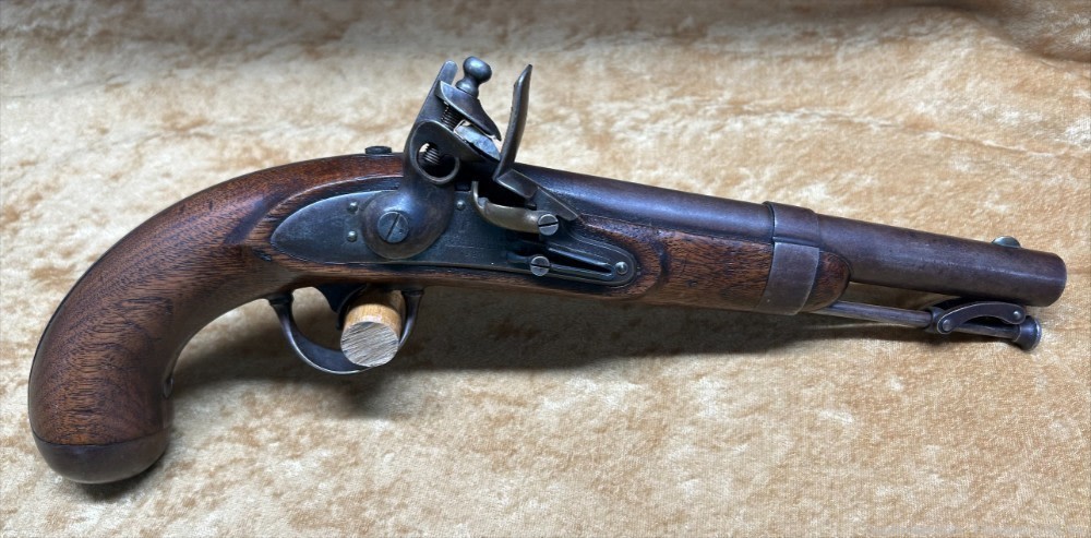 US. CONTRACT 1836  FLINT LOCK PISTOL-img-0