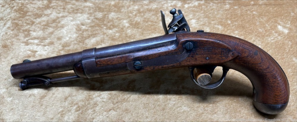 US. CONTRACT 1836  FLINT LOCK PISTOL-img-1