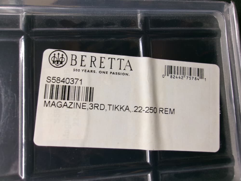 Tikka M595 Flush 3-Round Magazine cal. 22-250 Rem #S5840371-img-1