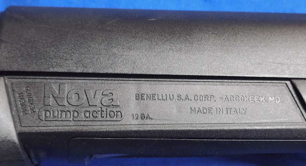BENELLI NOVA 12GA 18.5" PUMP ACTION SHOTGUN, EXCELLENT CONDITION!-img-9