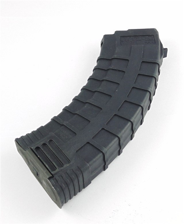 AK 47 Mag 30rd Polymer Ribbed Black AKMAG0630B-img-0