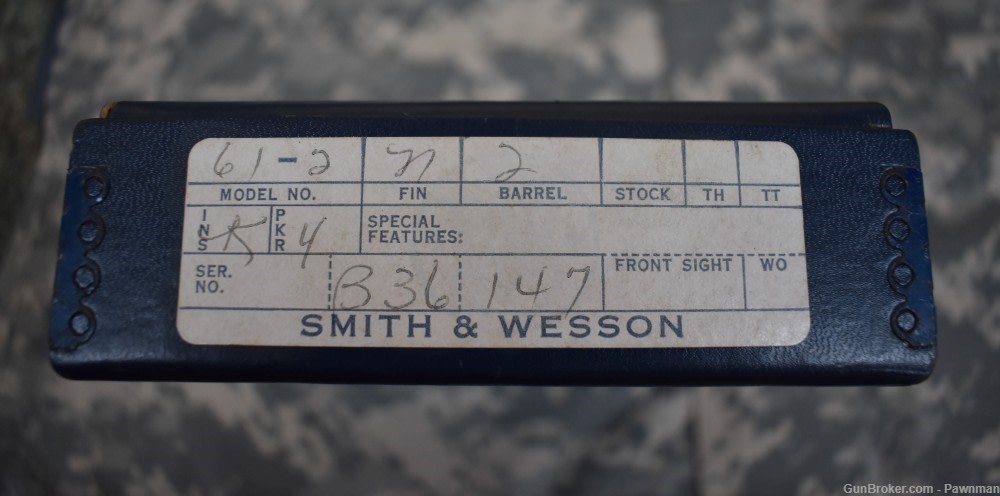 Smith & Wesson model 61-2 in .22 Long Rifle -img-9