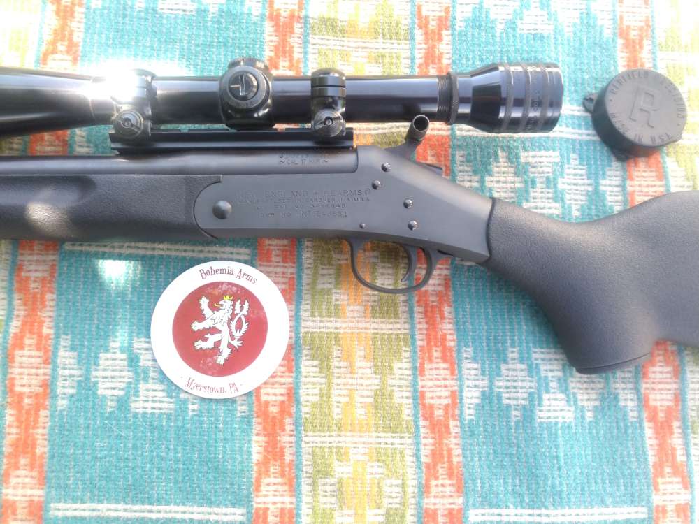 New England Firearms Sportster 17HMR w/ Redfield Fixed 12X optic-img-6