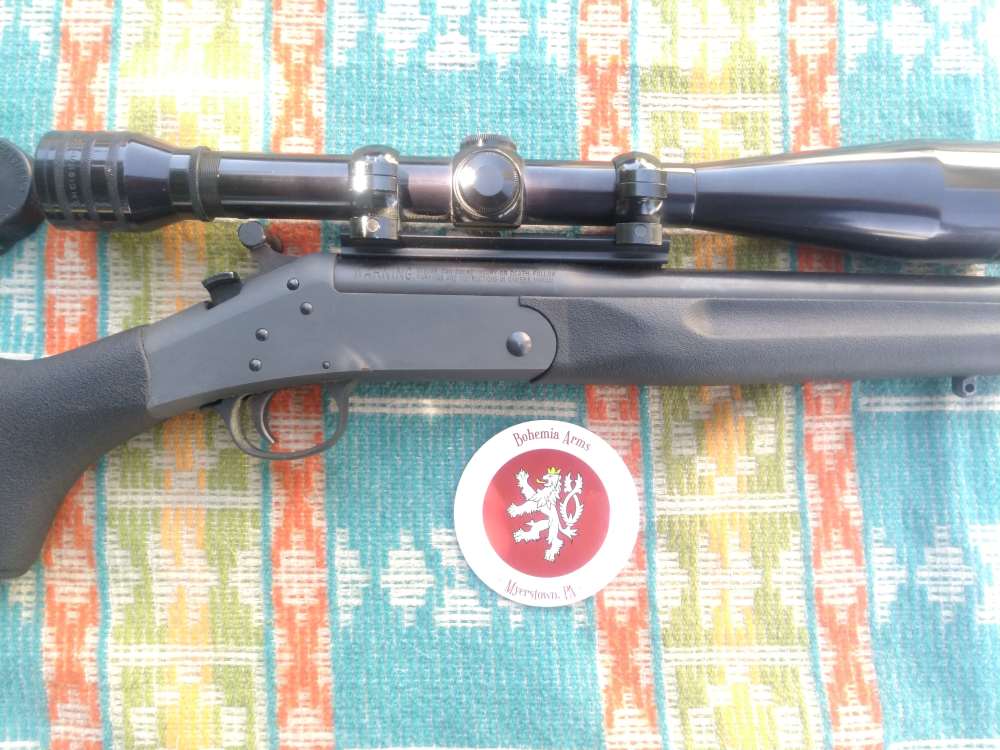 New England Firearms Sportster 17HMR w/ Redfield Fixed 12X optic-img-3