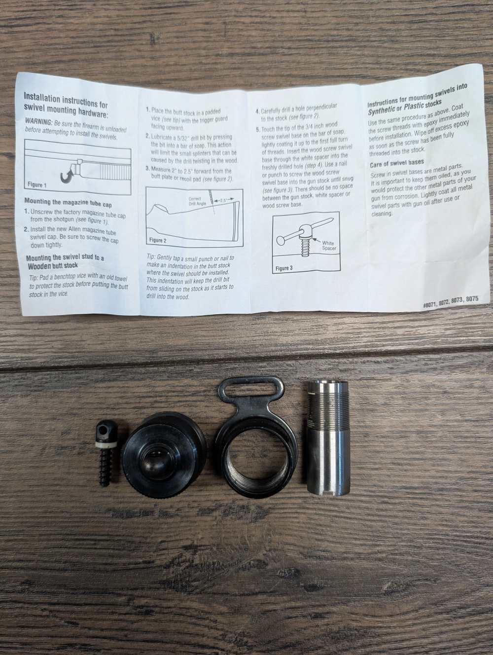 Shotgun Swivel Mounting Hardware and Choke Tube-img-0
